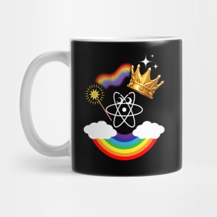 Atom Rainbow LGBTQ in Science Mug